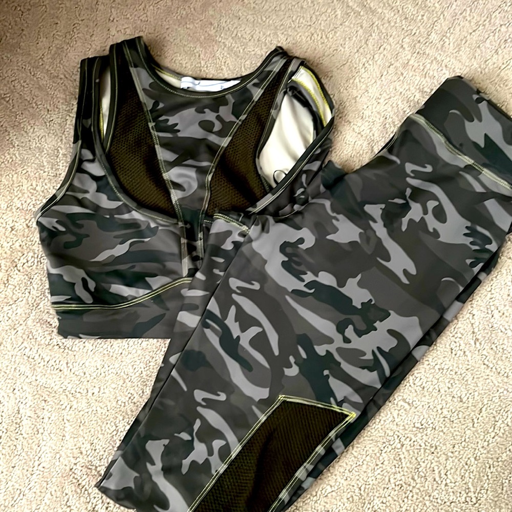 Army Cami Pants Set